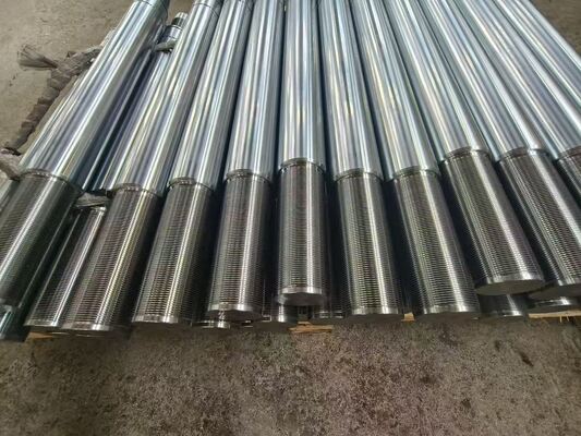 Comprar Haste de Pistão Cromada de Aço Liga 40Cr com Dureza HRC50-55 e Rugosidade Superficial Ra0.2-0.4 para Cilindros Hidráulicos Fabricação em linha