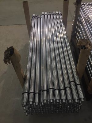 1000 mm - 8000 mm barra metálica oca, polida, barra cromada dura